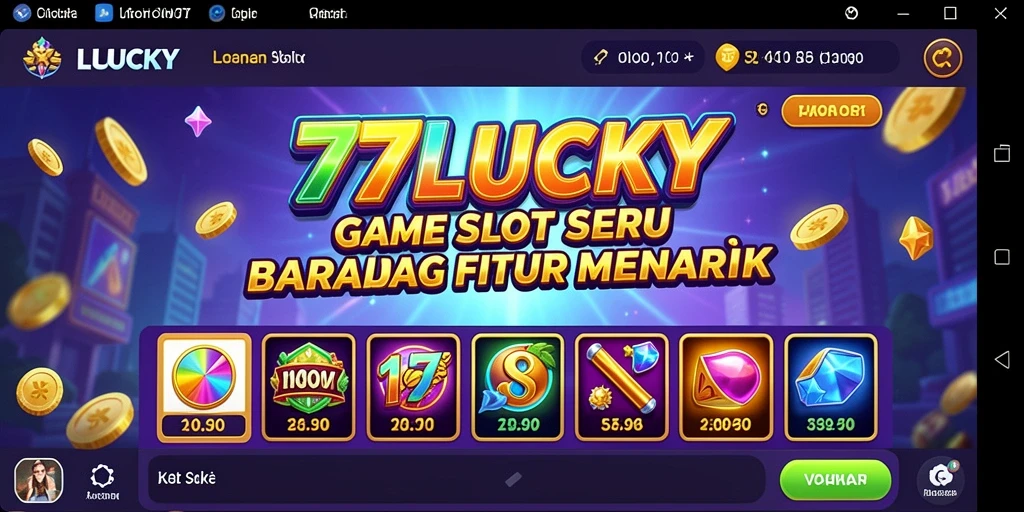 Gameplay menarik dari 777LUCKY dengan berbagai mesin Slot.