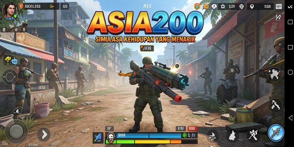 Tampilan gameplay ASIA200 yang menarik di dunia simulasi.