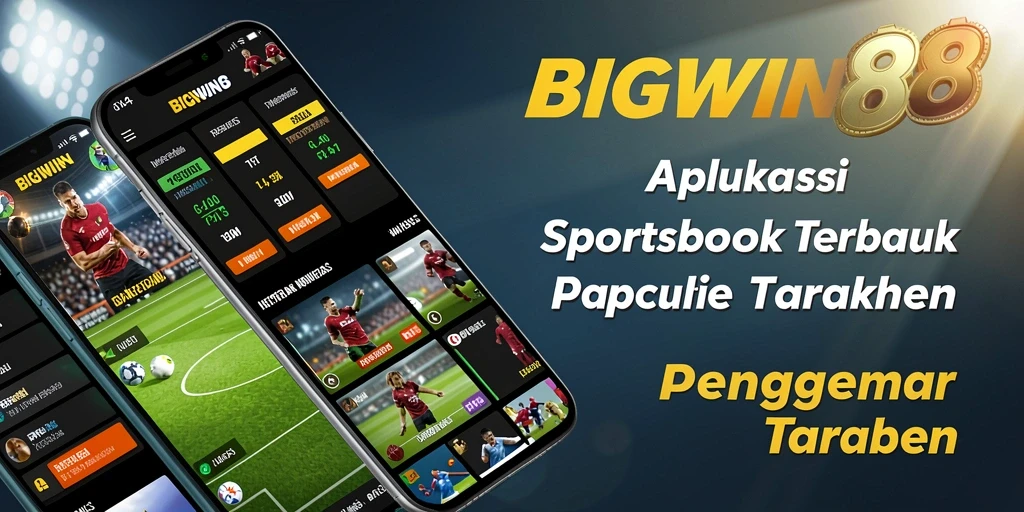 Tampilan gameplay Sportsbook yang menarik dan interaktif di BIGWIN88.