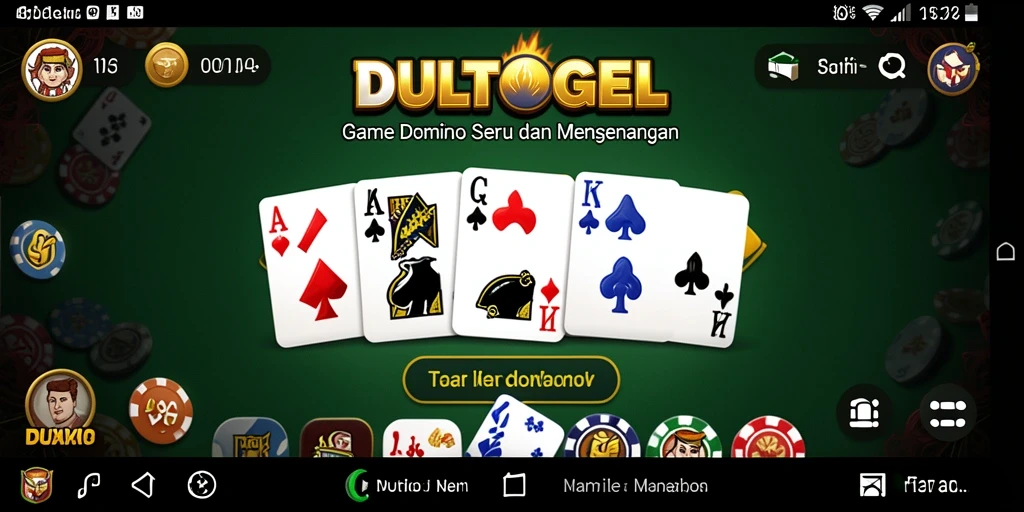 Tampilan gameplay DULTOGEL yang seru dan interaktif.