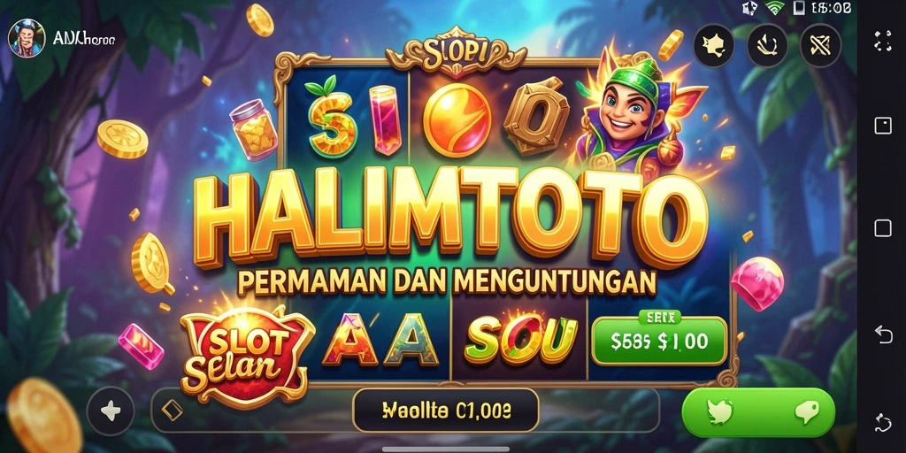 Tampilan menarik dari gameplay HALIMTOTO yang mengasyikkan.