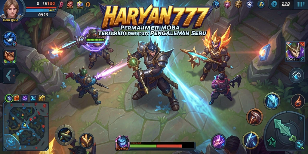 Gambaran menarik dari pertempuran seru dalam HARAPAN777.