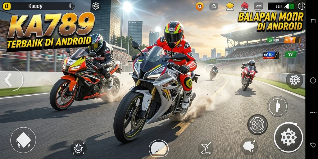 Gameplay KA789 menunjukkan aksi balapan motor yang mendebarkan dan grafis yang memukau.