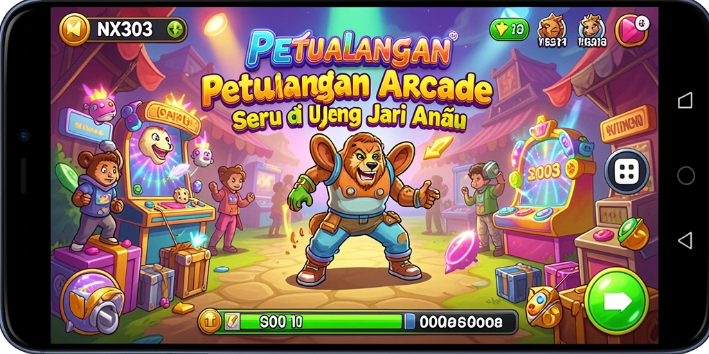 Tampilan gameplay menakjubkan dari NX303 dalam aksi Arcade.