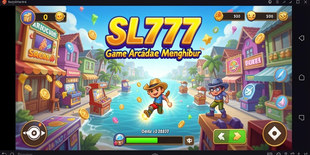 Tangkapan layar gameplay seru dari SL777 yang menampilkan tantangan Arcade.