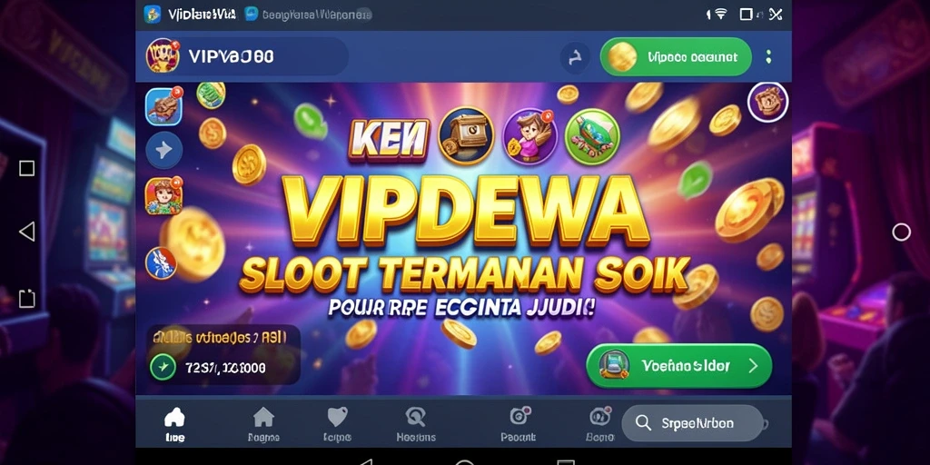 Gameplay seru dan menegangkan di VIPDEWA saat memutar slot.